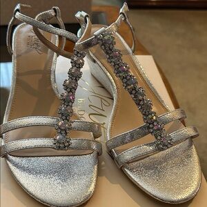 Farah Silver Strappy Sandals